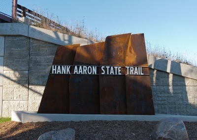 Hank Aaron State Trail Sign